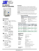 (PC3) Photocell, Dialight, 120V, PEC, JJET-05109, 52009, PCR10, 18001-003 Without Back Box