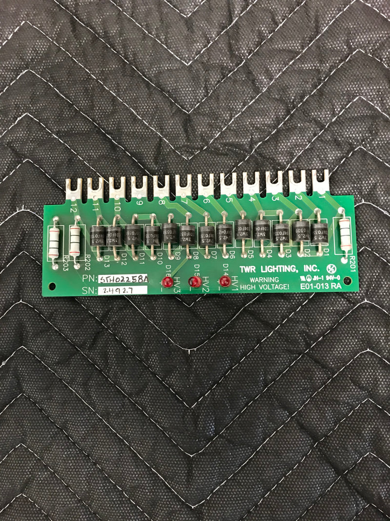 (PCB140-1) High Voltage Rectifier PCB, TWR STH02258A