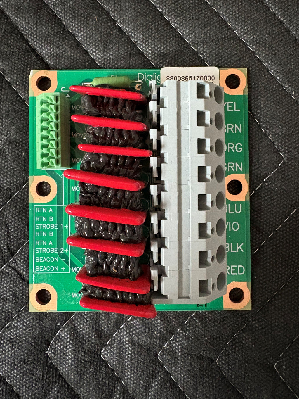 (PCB154-1) Lightning Surge Protection PCB, Dialight, D7201-SUR, 8 ...