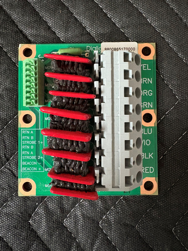 (PCB154-1) Lightning Surge Protection PCB, Dialight, D7201-SUR, 8 Conductor 
