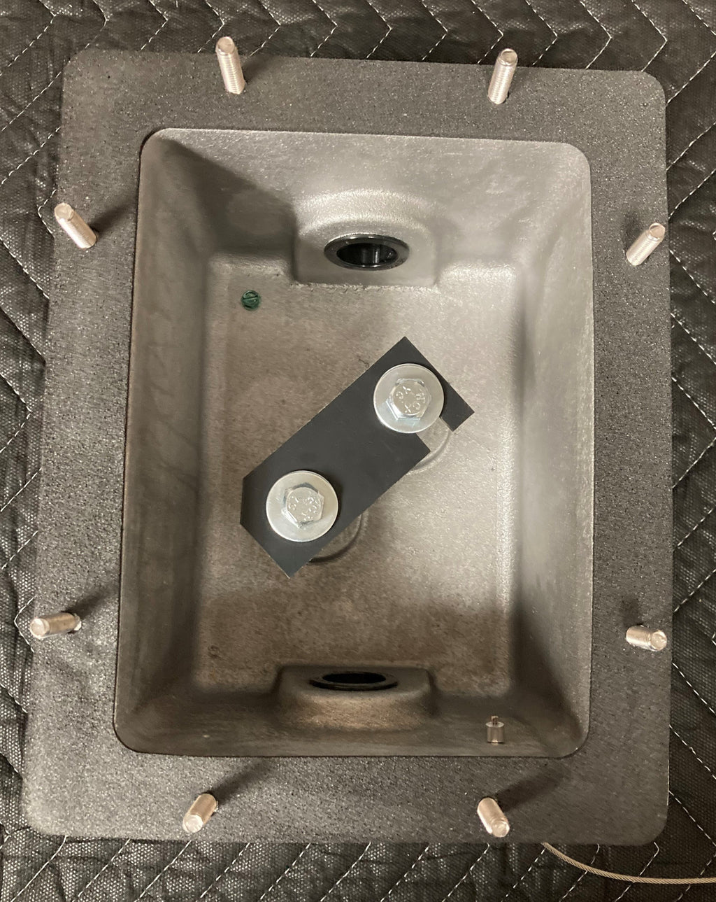 (JB1) Small Cast Aluminum Conduit Riser Junction / Support / Pull Box ...