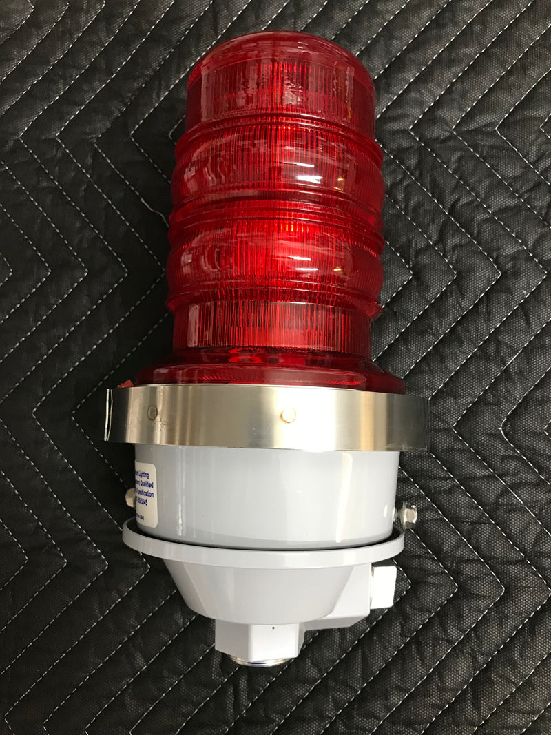 Dialight FAA L-810 Red LED Single, 860 Series, 24VDC, 860-1R05-001, 8601R05001, OWLFSR/24, Aviation Obstruction JJET