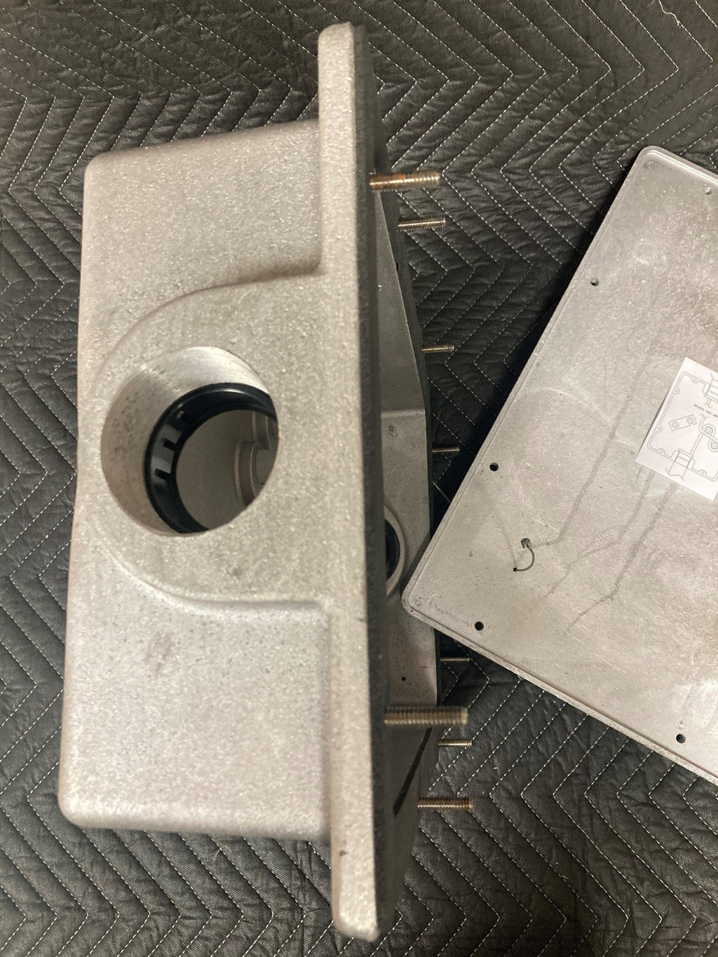 (JB3) Large Cast Aluminum Conduit Riser Junction / Support / Pull Box ...