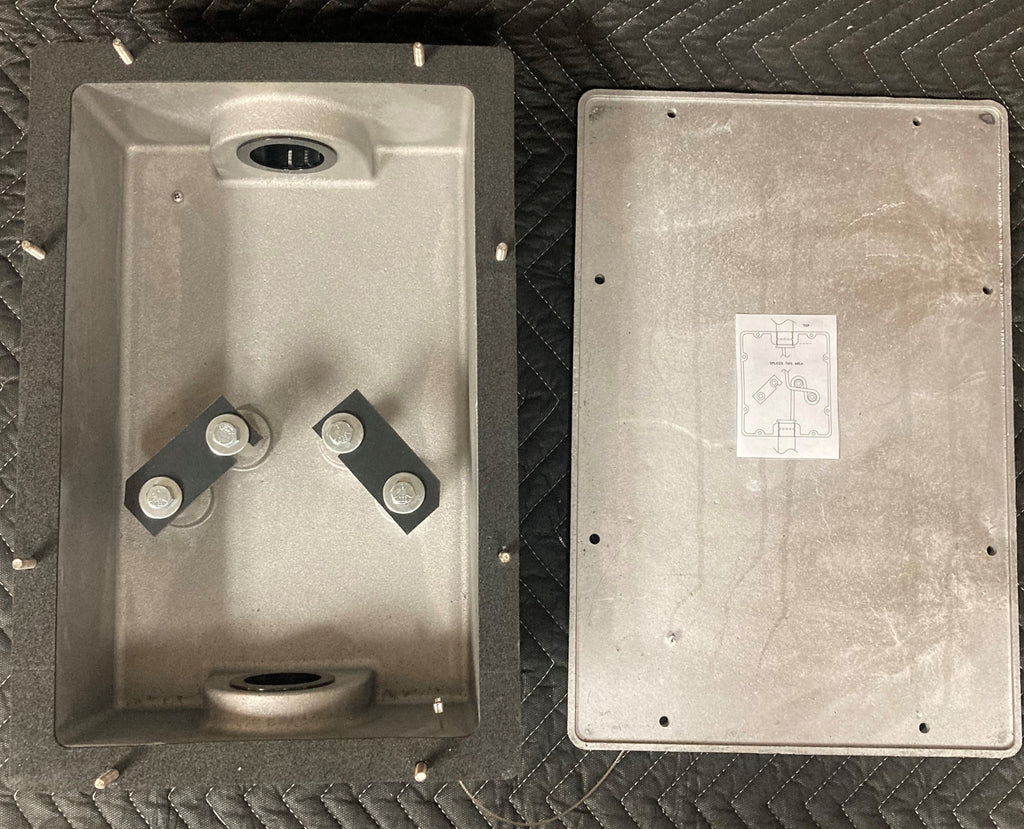 (JB3) Large Cast Aluminum Conduit Riser Junction / Support / Pull Box ...