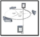 (FX102) Obsta 120 Dispatched L-864 / L-865 Dual LED Beacon w/ IR 133758U, 3 Flashheads